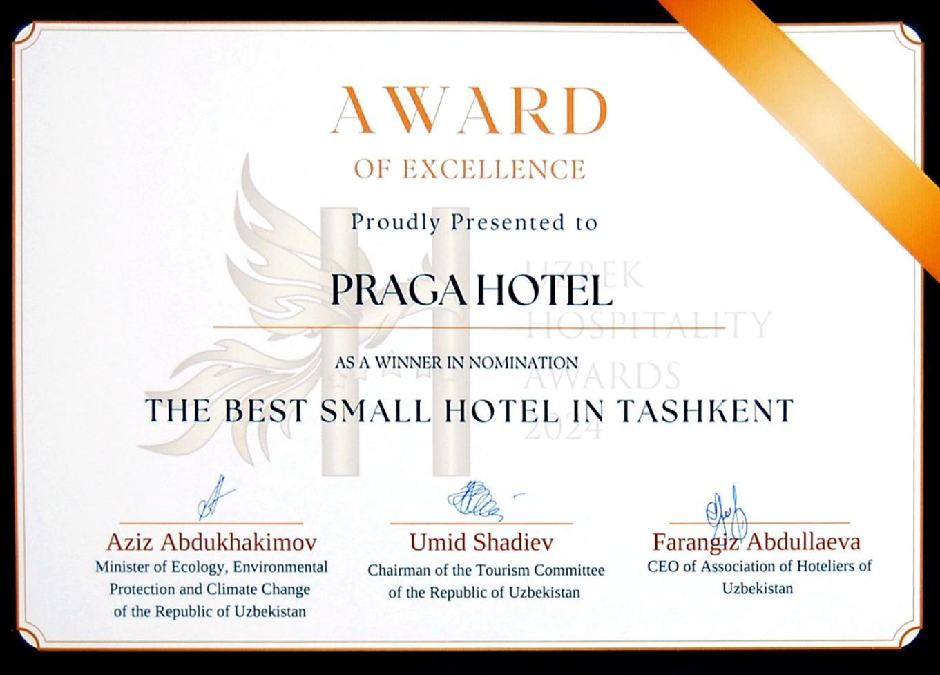 Praga Hotel Tashkent Exterior photo